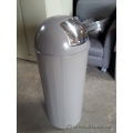 Grey High Capacity Garbage Can with Dome Lid